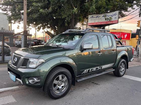NISSAN FRONTIER 2.5 SV ATTACK 4X4 CD TURBO ELETRONIC DIESEL 4P AUTOMÁTICO